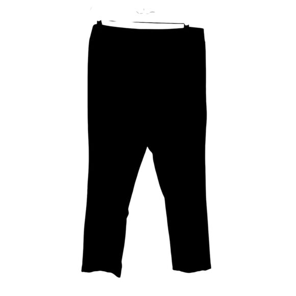 Eileen Fisher Pull on Black Pants Quiet Luxury Sustainable Small Straight Leg - Picture 1 of 4